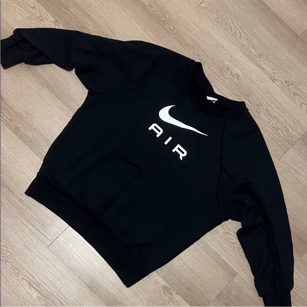 Nike Air Black Sweatshirt with White Logo